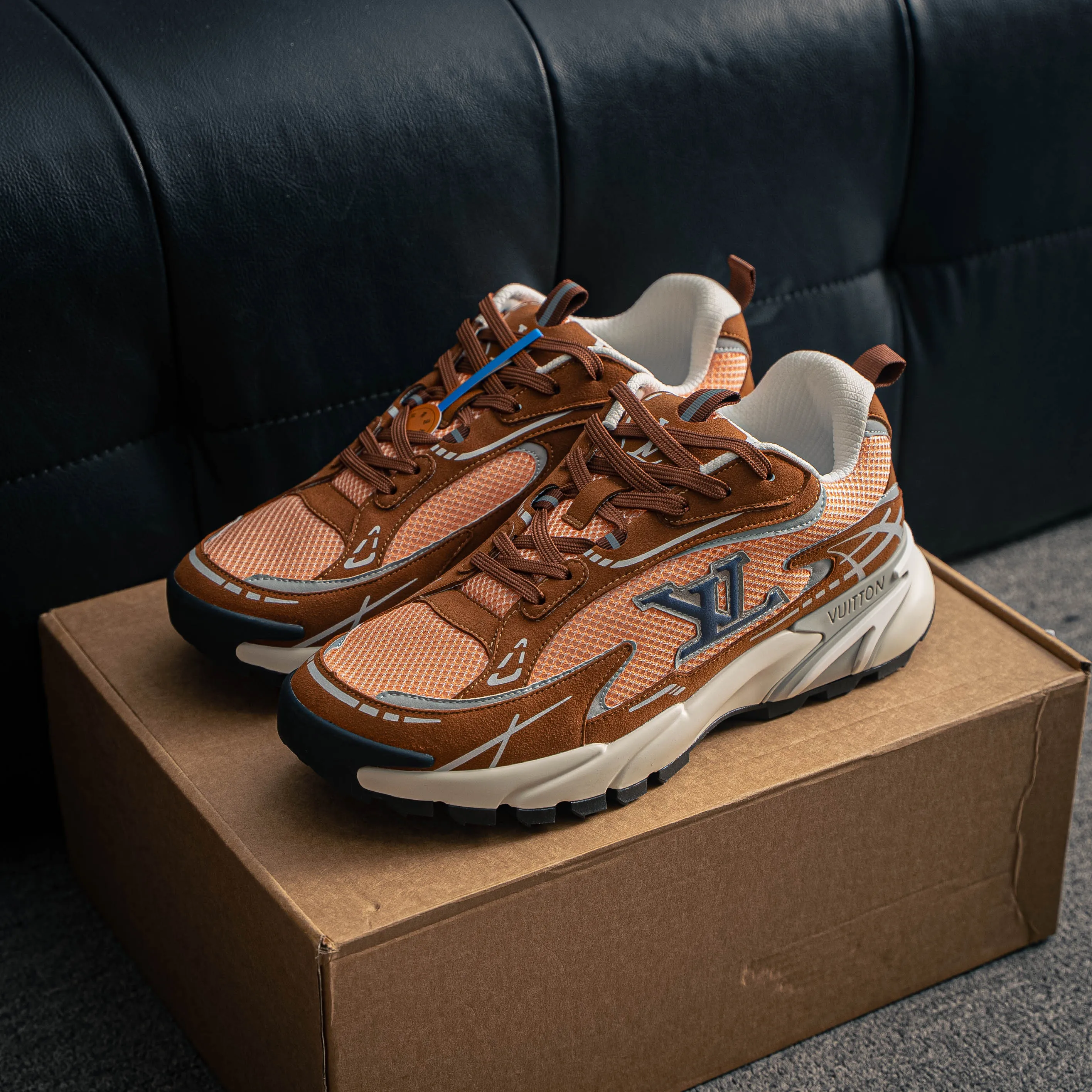 # Lv Tatic Runner Tatic Runner Series Platform Sole Chunky Sneakers， Retro Shoes ， 。Shoes ， "VUITTON